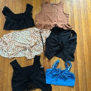 6 Tops From SHEIN Bundle